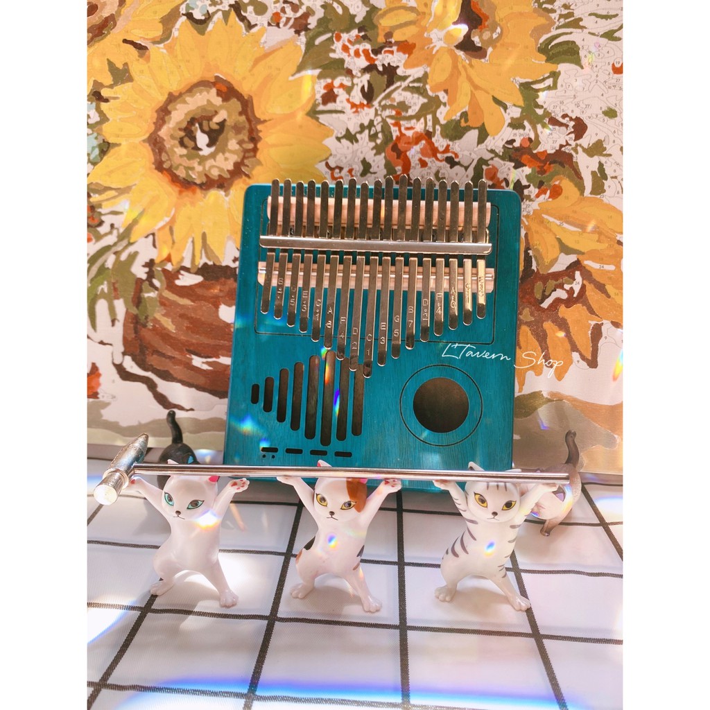 Kalimba 17 phím Vintage hộp vuông