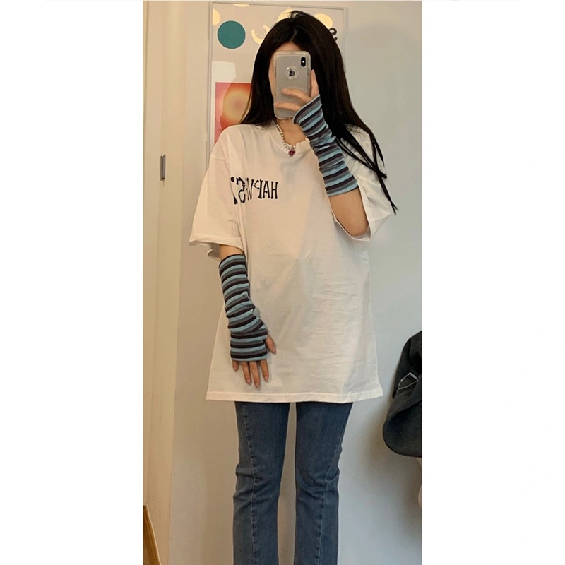 Áo Thun Cotton Cao Cấp In Họa Tiết Thời Trang Cho Nữ