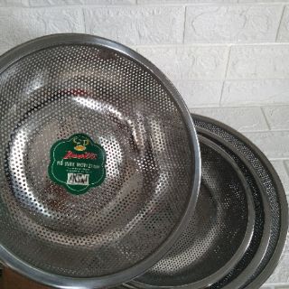 Rổ inox dày nhiều size