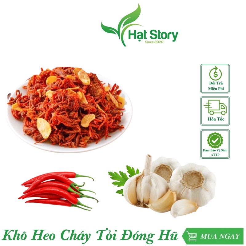 500Gr Khô Heo Cháy Tỏi Hàng Loại 1 Thơm, Cam Kết Ngon