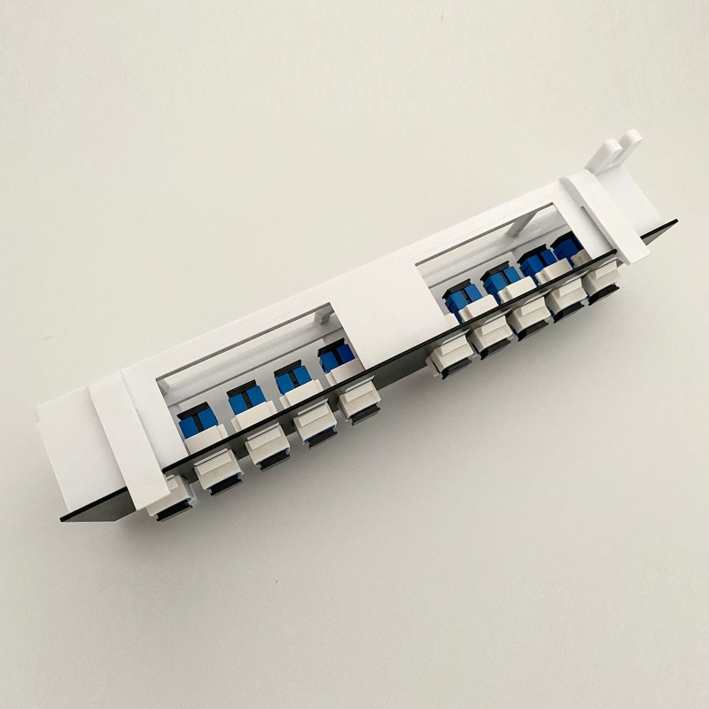 Bảng Điều Khiển SC Quang Học 10 Cổng RJ45 10G Bằng Nhựa Cho T568A and T568B