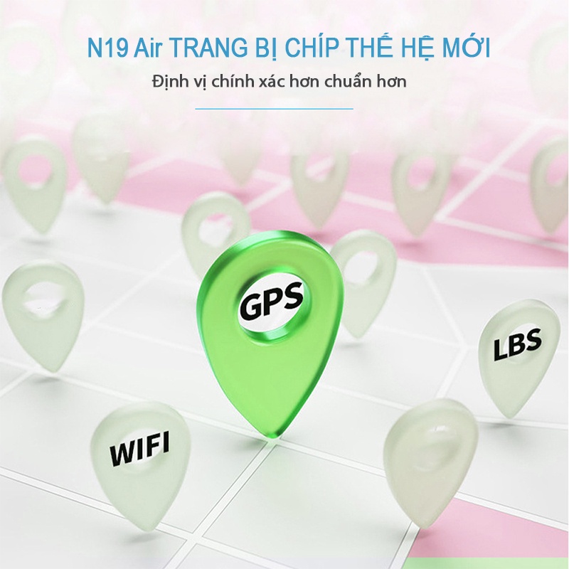 Thiết bị định vị mini Gps không dây định vị xe máy thú cưng Nghe gọi trẻ em ô tô Minivan N19 Air