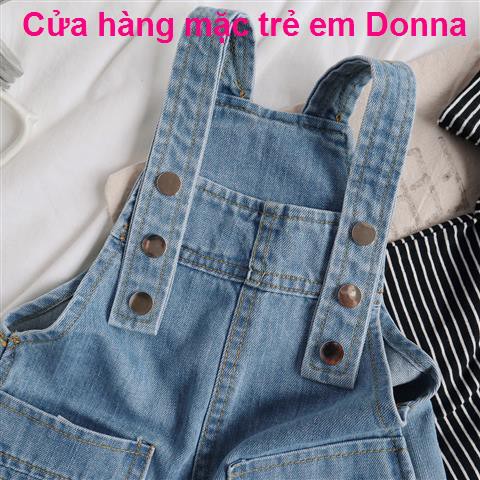 quần áo trẻ em Hàn Quốc short denim! 2020 mùa xuân và hè mới bé trai lỏng lẻođồ bộ cho bébộ thu đông cho bé