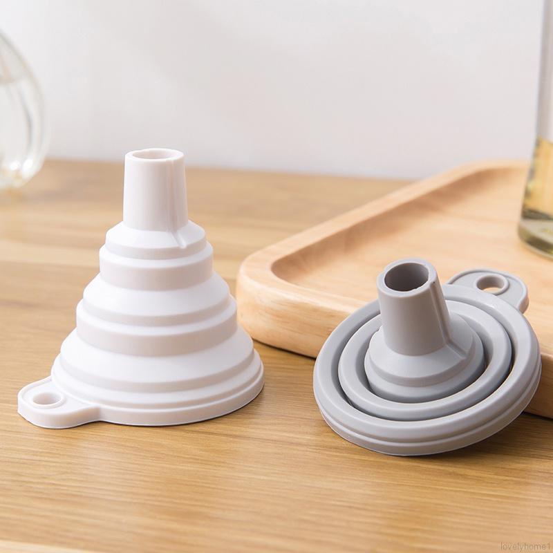 Phễu silicon nhỏ gọn có thể gấp lại đa năng tiện dụng