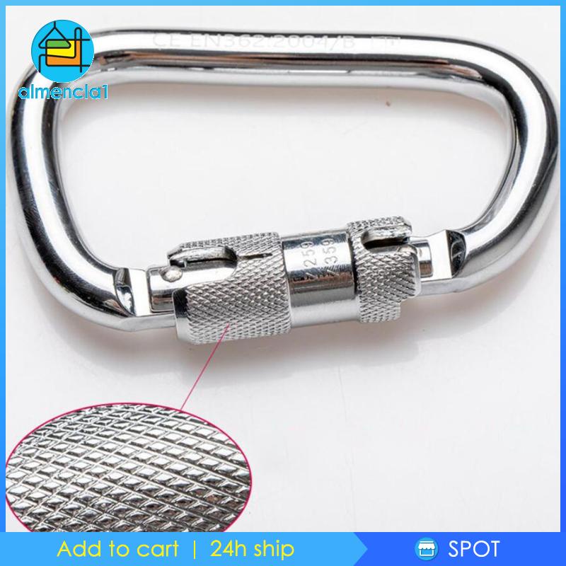 Cổng xoắn 45KN Khóa tự động Carabiner Leo núi Caving Rappelling