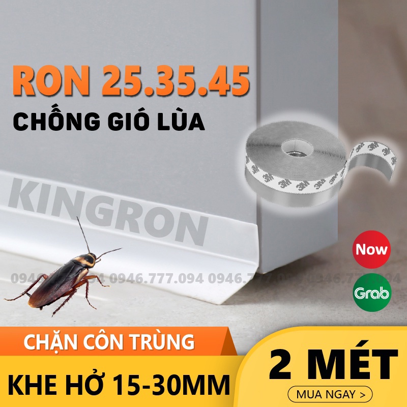 Ron Dán Chân Cửa 35 Mm, Thanh Chắn Khe Hở Chống Côn Trùng, Giữ Nhiệt Máy Lạnh