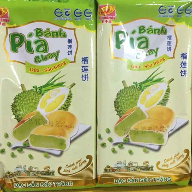 Bánh Pía Chay nhân Dứa-Sầu riêng