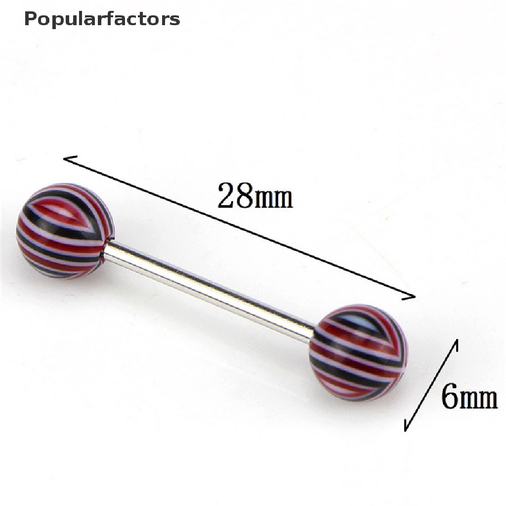 Sẻ 20/50/100 khuyên xỏ lưỡi bằng thép không gỉ chất lượng cao