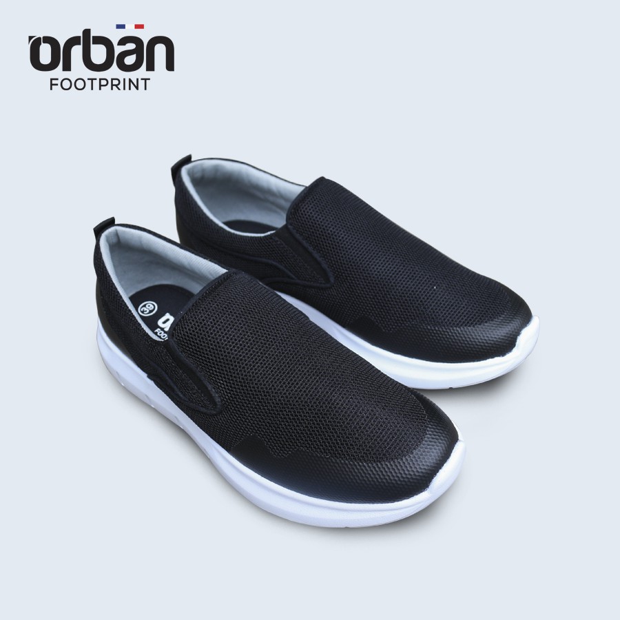 Giày slipon nam đế cao Urban TM1907 đen lưới | BigBuy360 - bigbuy360.vn