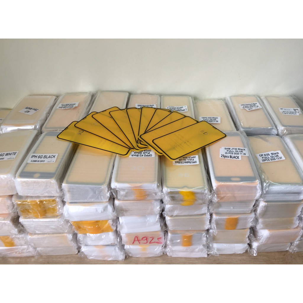 KÍNH CƯỜNG LỰC FULL MÀN 9D OPPO A7/A12/A92S/A92/A91/F15/A72/A52/A31/A9 2020/A8 2020/A5 2020