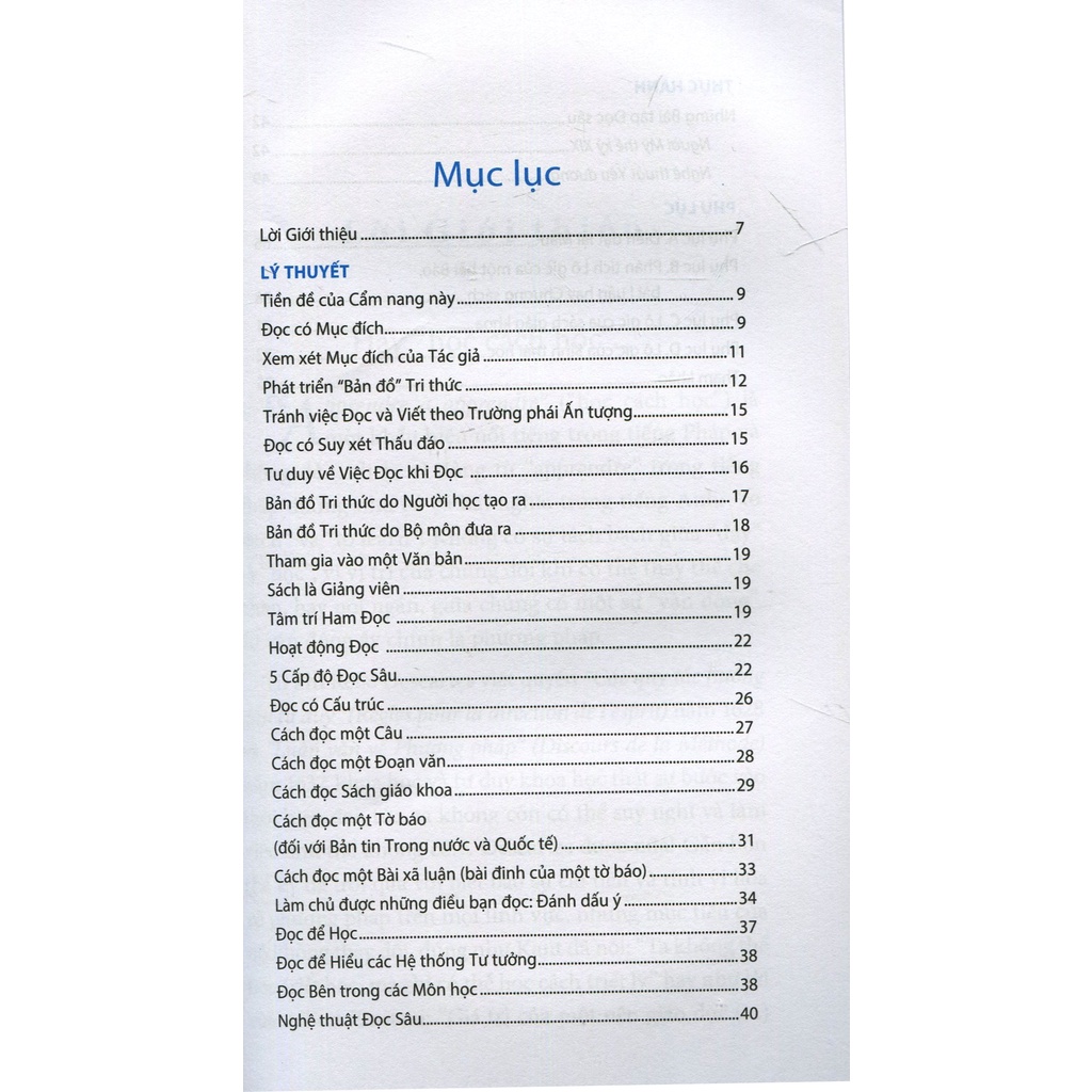 Sách Cẩm nang tư duy đọc