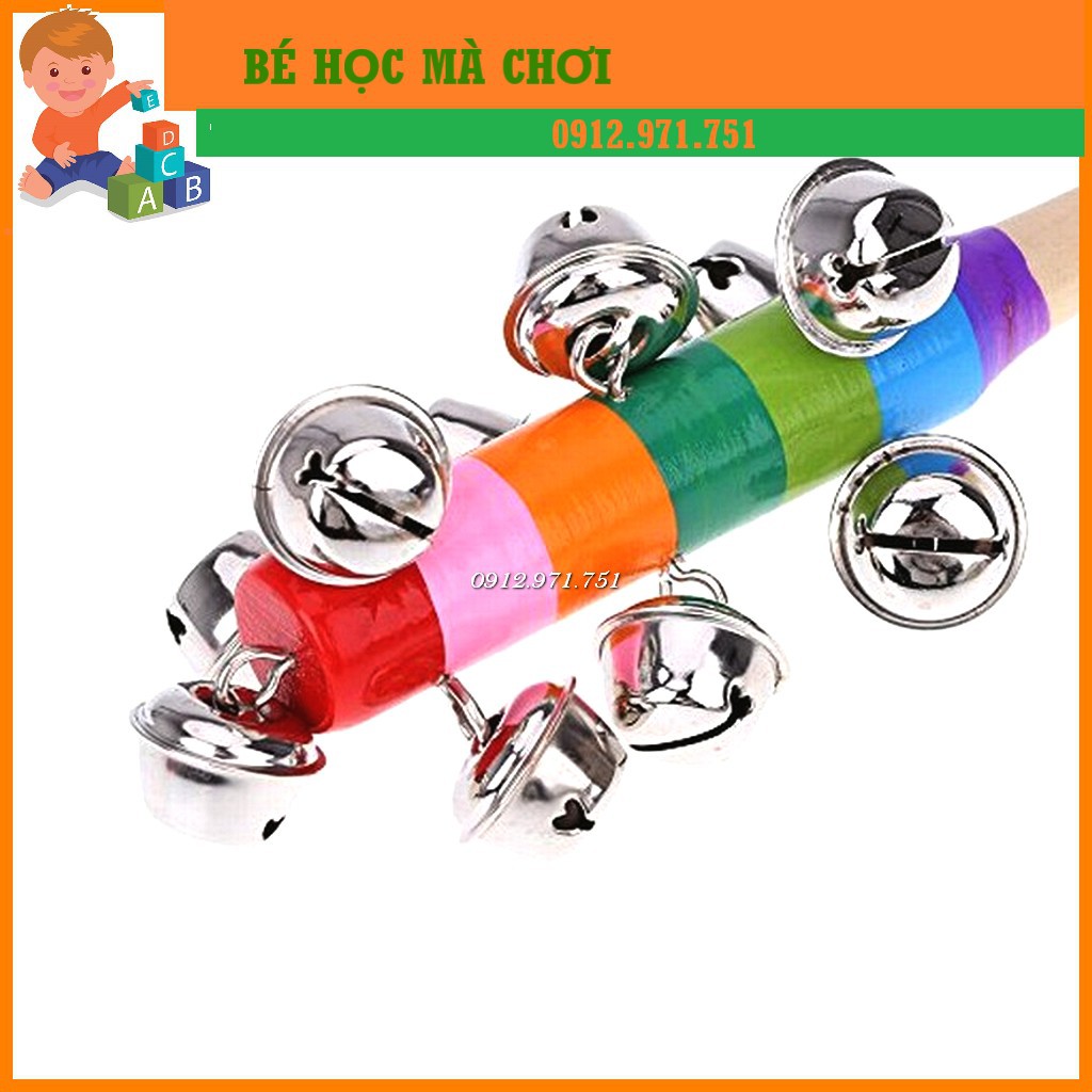 Xúc xắc gỗ cầu vồng cho bé| Đồ chơi cho trẻ sơ sinh