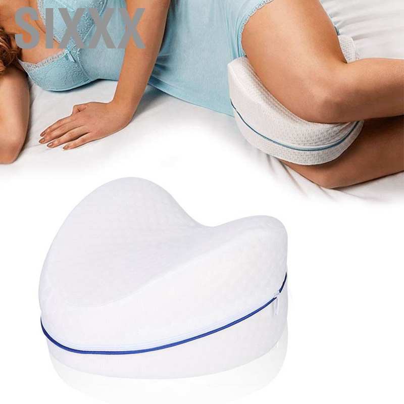 (Hàng Mới Về) Gối Xốp Hình Trái Tim Thoáng Khí Giảm Đau Cho Đầu Gối / Chân