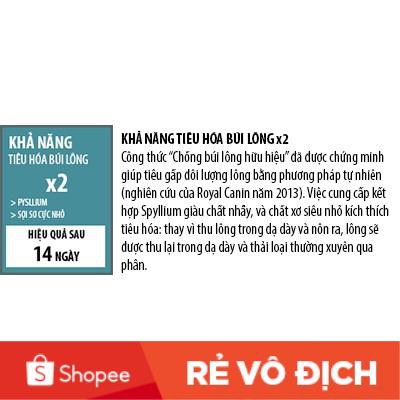 ROYAL CANIN INTENSE HAIRBALL – HỖ TRỢ TIÊU HÓA BÚI LÔNG Ở MÈO