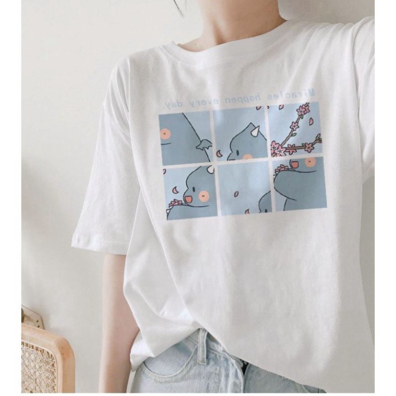 Áo thun tay lỡ Unisex Awesometee, áo phông form rộng ATL M369-48