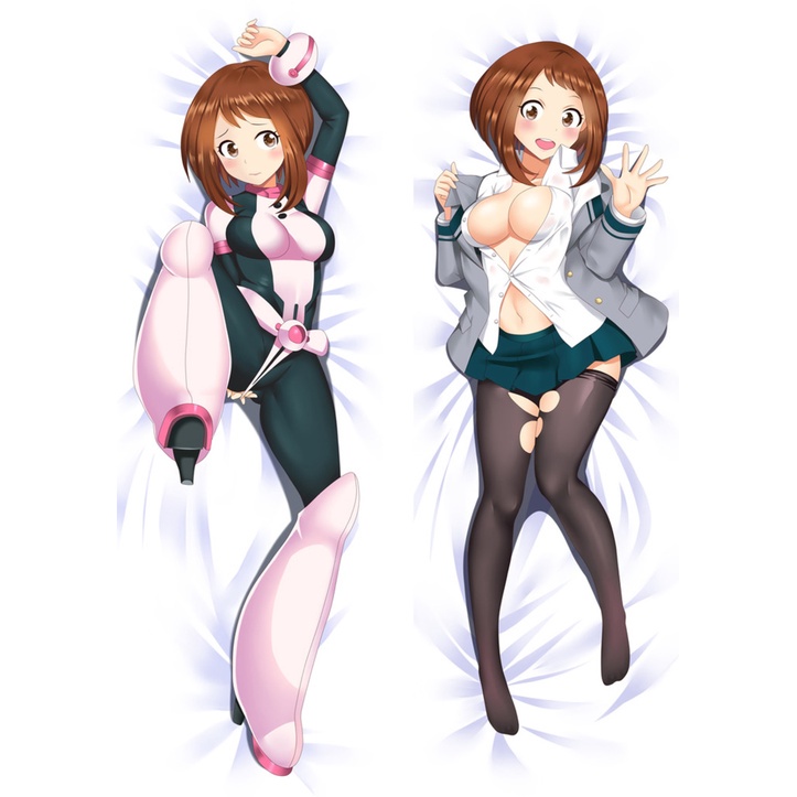 Vỏ Gối Ôm In Hình Anime Boku No My Hero Academia OCHACO Uraka 150x50cm