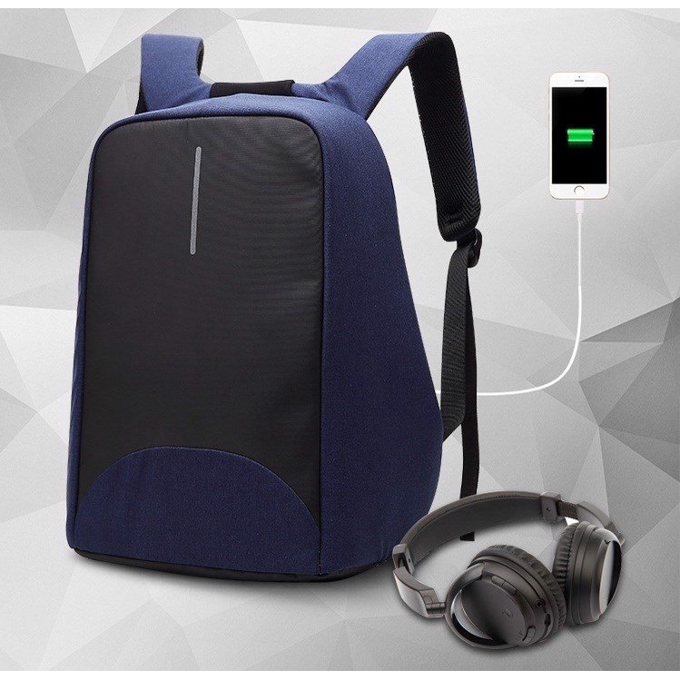Balo Laptop Coolbell 8001 Siêu Chống Trộm (Chính Hãng) bảo Hành 3 năm (black,blue,grey)