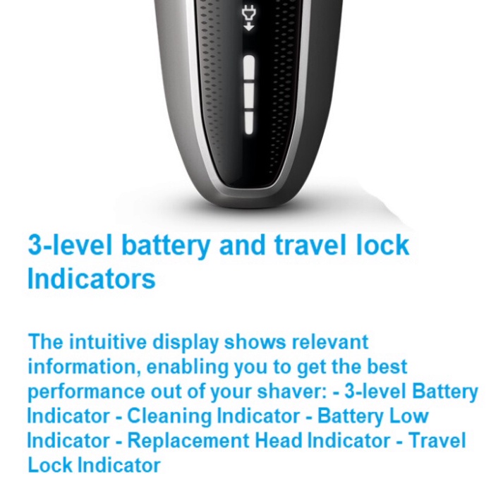 Máy cạo râu khô và ướt cao cấp thương hiệu Philips Norelco S5940/88 - Bảo Hành 2 Năm Chính Hãng