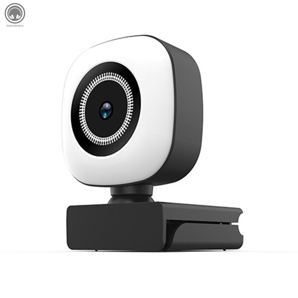 Webcam R 4k Cổng Usb Có Đèn Led Kèm Micro Tiện Dụng