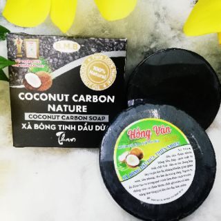 Xà bông than dừa Hồng Vân (1 cục)