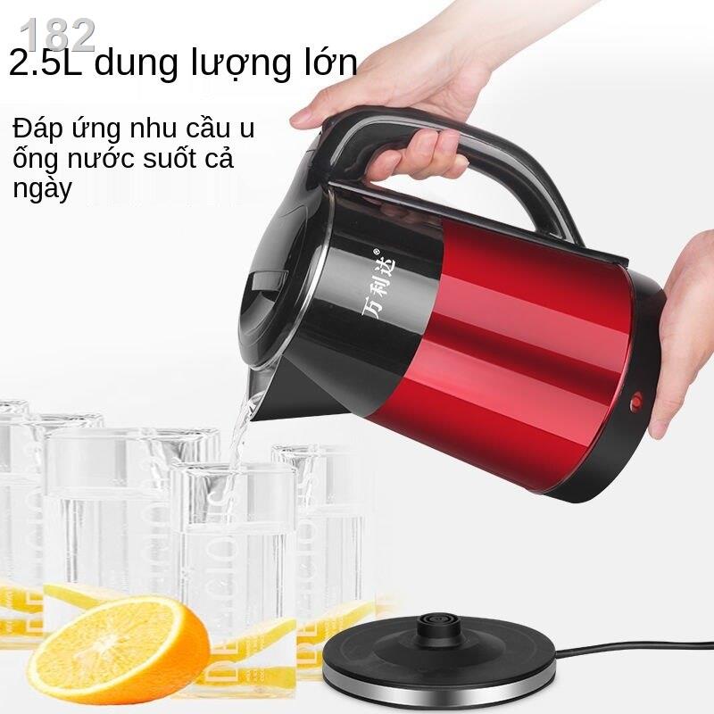 [HOT]Ấm siêu tốc, tự động ngắt điện gia đình, đun nước inox dung tích lớn, giữ nhiệt