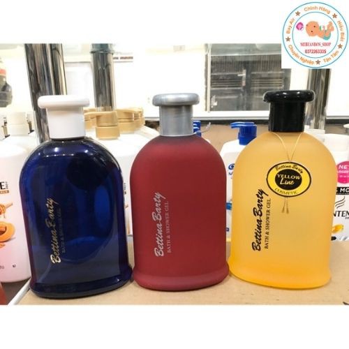 Sữa Tắm Nước Hoa Đức Bettina Barty/ Sữa Tắm Đức Tinh Dầu Nước Hoa Bettina Barty Bath And Shower Gel chuẩn Đức