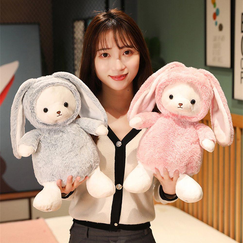 1 Đồ chơi nhồi bông Hình Gấu / Thỏ Dễ Thương