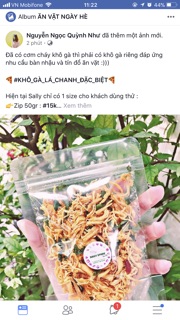 KHÔ GÀ LÁ CHANH ĐẶC BIỆT
