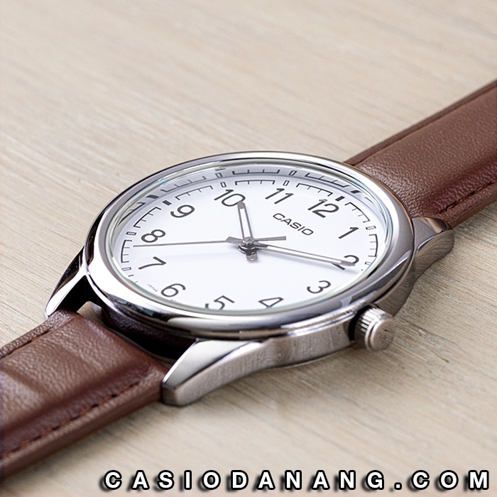 Đồng hồ nam dây da Casio Standard chính hãng Anh Khuê MTP-V005L-7B4UDF