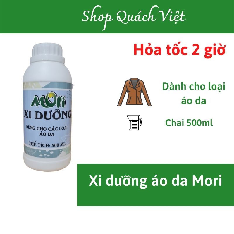 Xi dưỡng áo da MORI, chai 500ml
