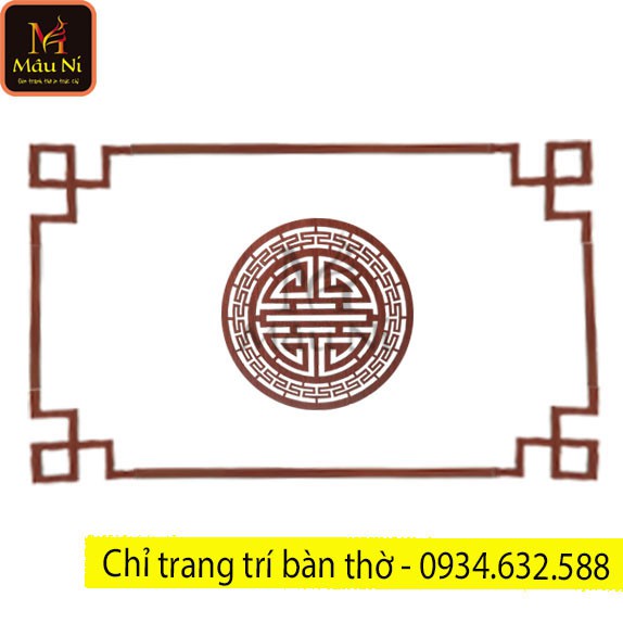 [ CHỈ TRANG TRÍ ] Ốp trang trí bàn thờ MÂU NI dùng dán sau bàn thờ gia tiên, tủ thờ, bàn thờ chung cư, bàn thờ phật