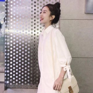 Đầm sơ mi trắng [ hàng hót ]