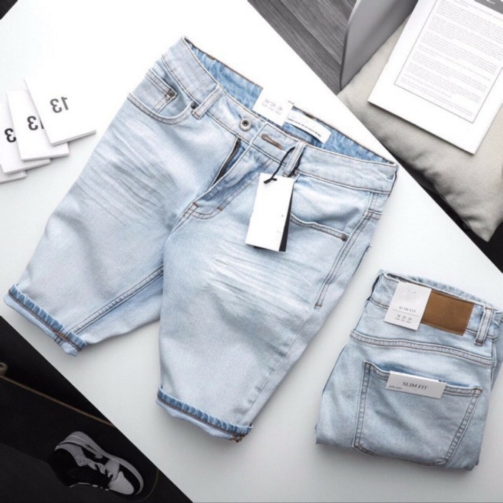 Quần short jean nam chất bò rách cao cấp hàn quốc đẹp giá rẻ TCS MS 317 | BigBuy360 - bigbuy360.vn