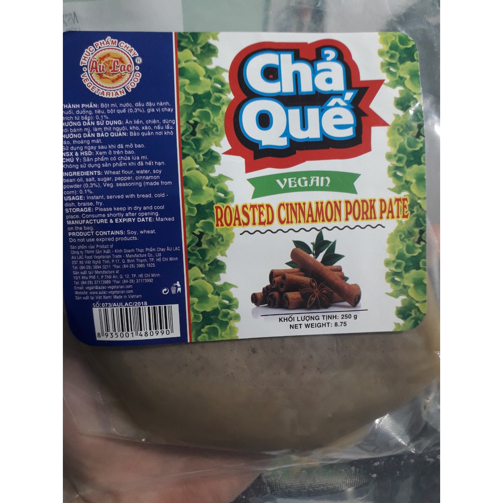 1 gói Chả quế chay Âu Lạc 250gr