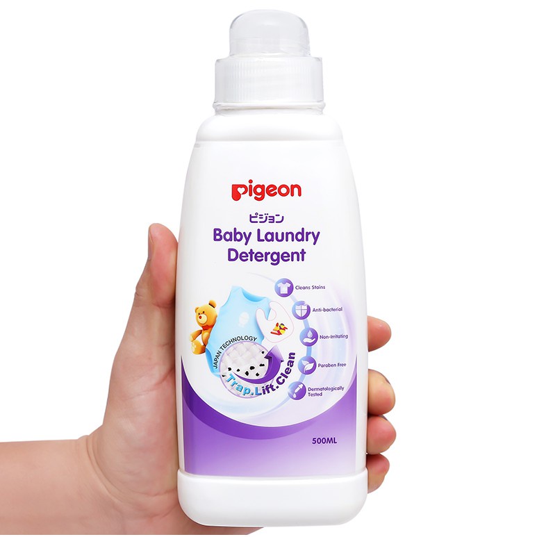 Nước giặt quần áo trẻ em Pigeon ECO Chai 500ml /Túi 450ml