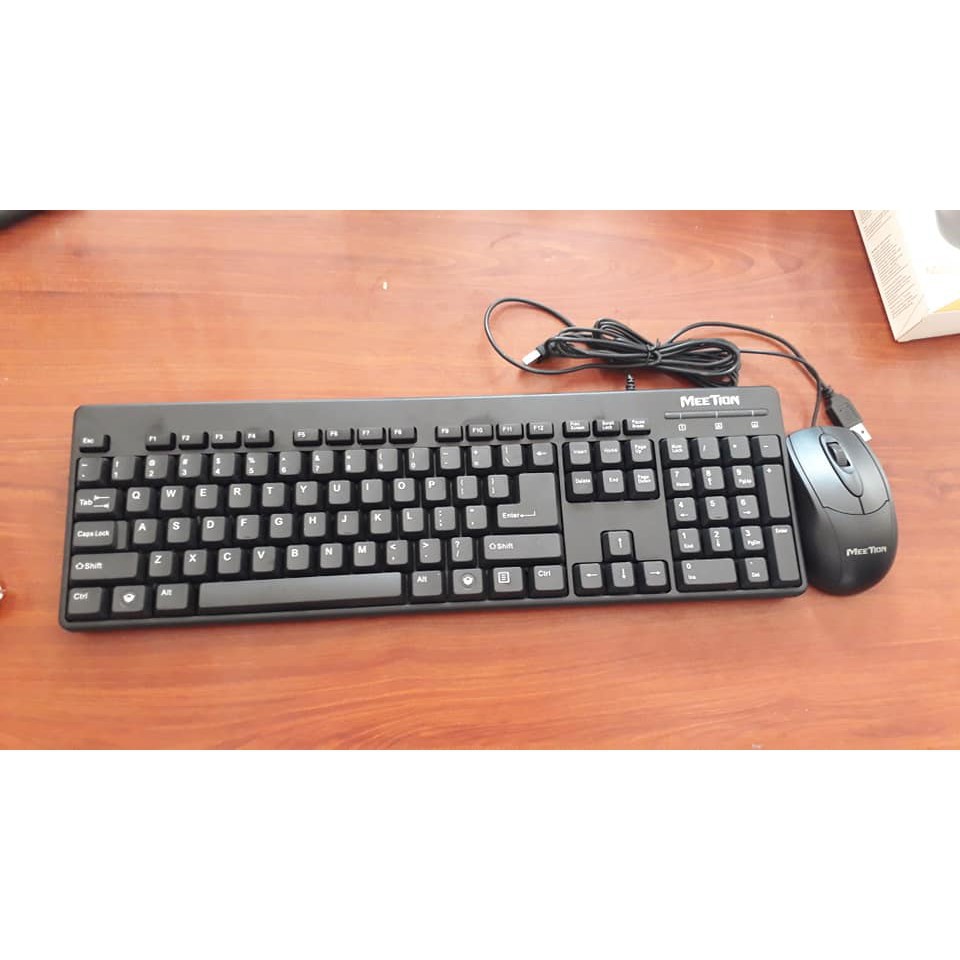 Bộ phím chuột combo Meetion Ak100 | BigBuy360 - bigbuy360.vn