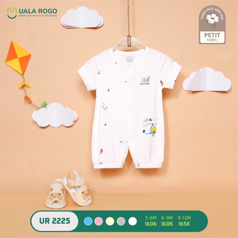 body cộc. bé trai bé gái giao thông UALAROGO (3m-12m)