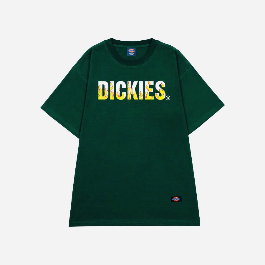 Áo thun Dickies xanh rêu - Teeshirt Dickies Original - Unisex nam nữ - Cam kết chính hãng.