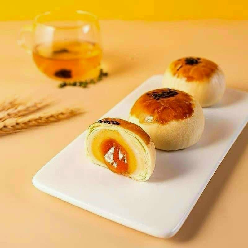 Thùng 2,5 kg bánh trứng nhân chảy date 120 ngày  siu ngon.
