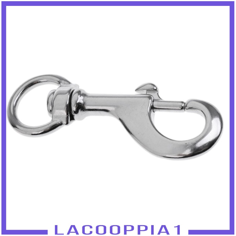 [Lacooppia1] Móc Xoay Tròn Bằng Thép Không Gỉ 68mm Cho Thú Cưng