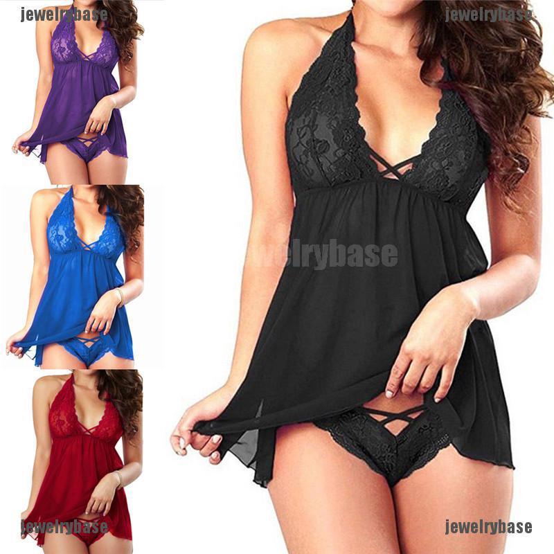 Đầm ngủ ren nhìn xuyên thấu gợi cảm cho nữ | BigBuy360 - bigbuy360.vn