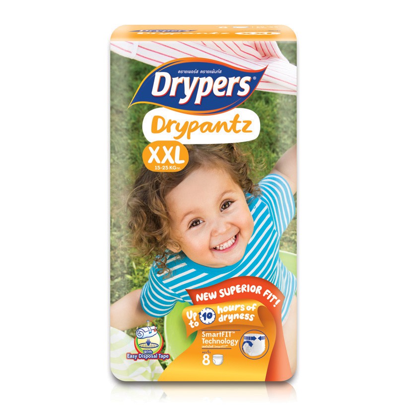 Tã quần Drypers Drypantz size XXL3, XXL18 (Trên 15kg)