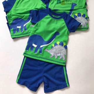 Set bộ Little Me Khủng Long Xanh