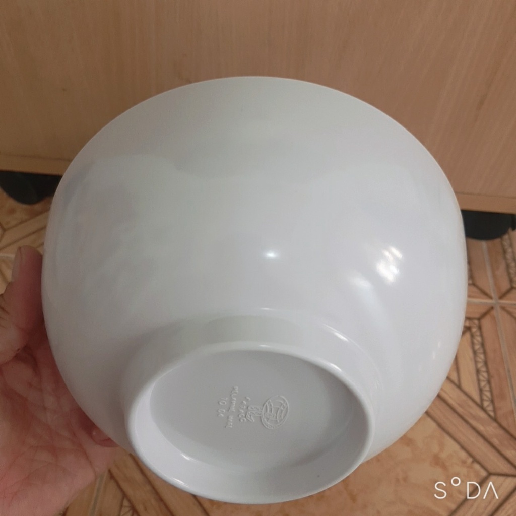 Tô nhựa D3,D4,D5,màu trắng melamine sang trọng