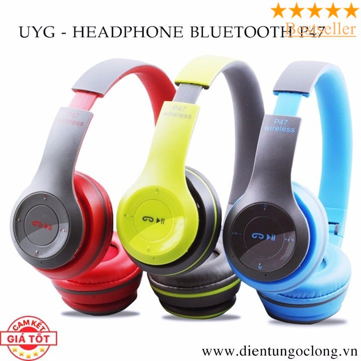 Tai Nghe Bluetooth Wireless Chụp Tai UYG Model ST3/P47