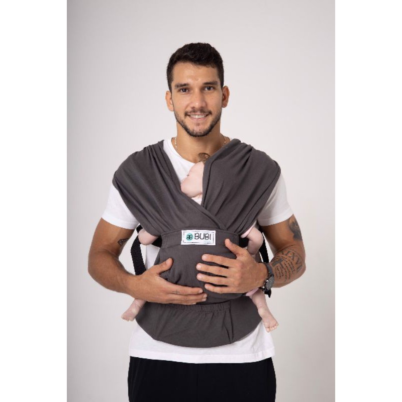 Địu vải BUBI Gen3 trợ lực - thun cotton