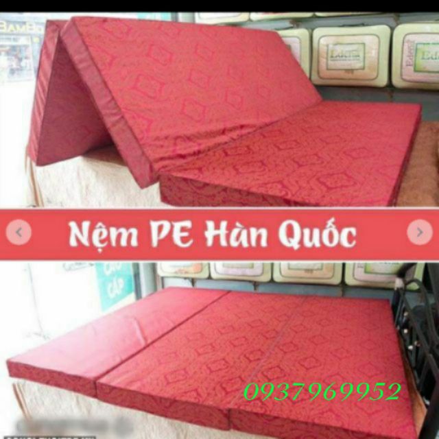 Nệm Pe Hàn Quốc Mới Gấp 3 Gọn Nhẹ