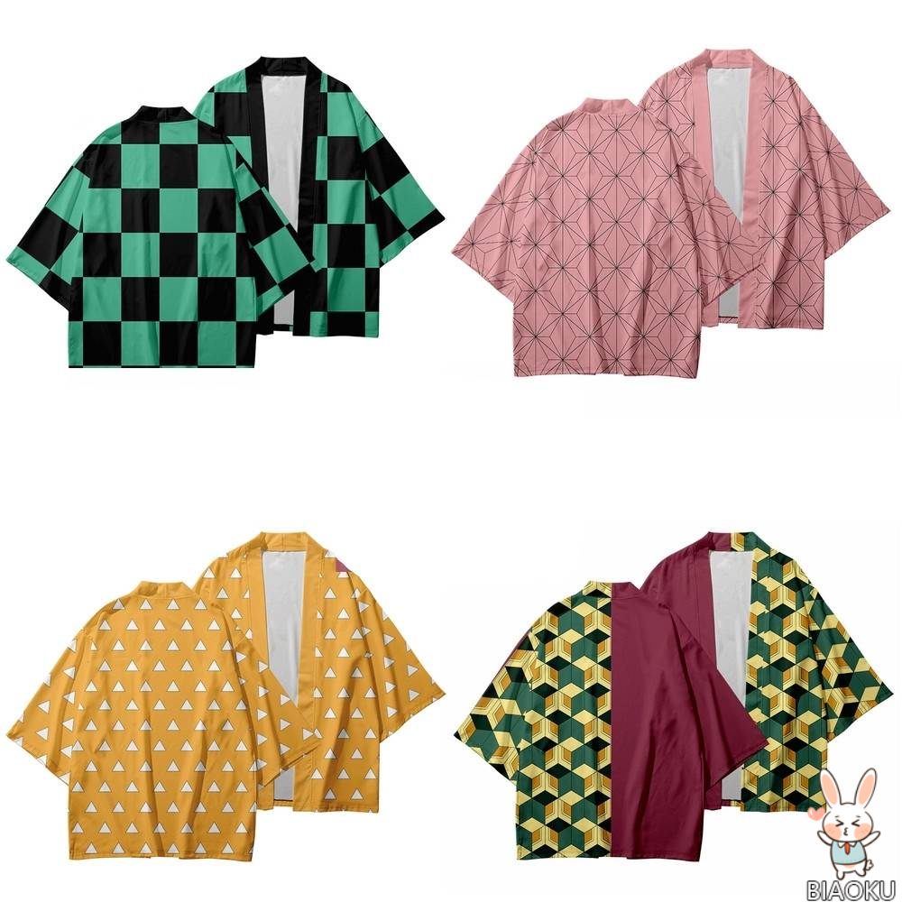 Áo Khoác Kimono Phong Cách Hoạt Hình Nhật Bản Cho Nam Nữ