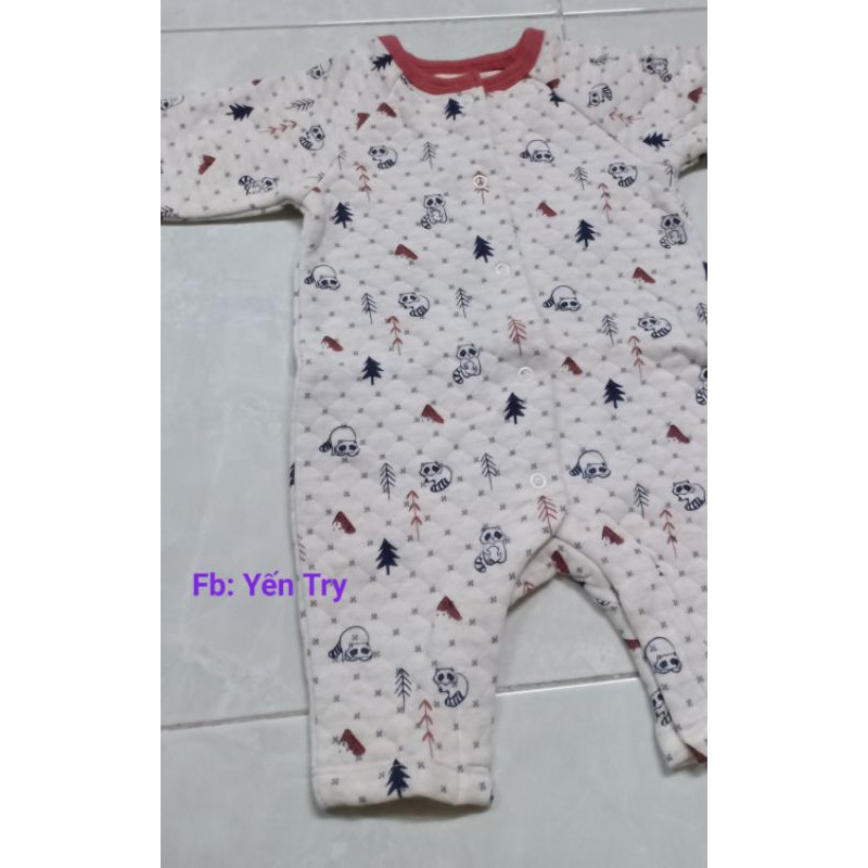 Body Babyclub cho bé, body trần bông cực ấm, sz 1-18m