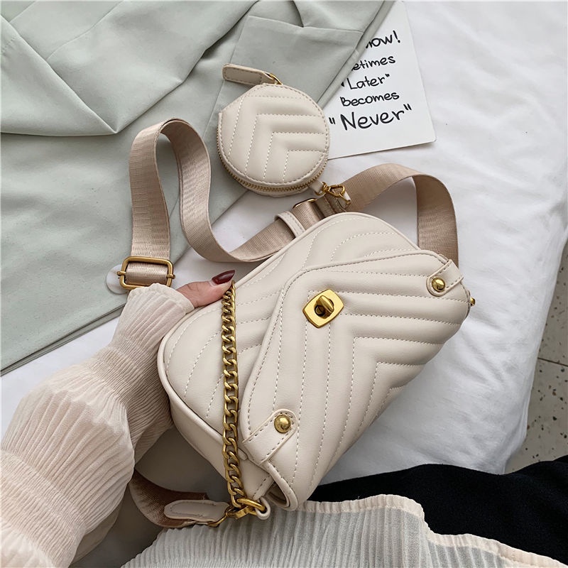 Túi IELGY đeo vai dây xích thời trang cho nữ